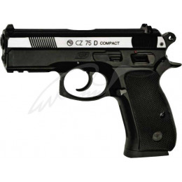 Пистолет пневматический ASG CZ 75D Compact Nickel BB кал. 4.5 мм Пистолет пневматический ASG CZ 75D Compact Nickel BB кал. 4.5 мм